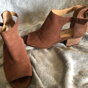 Barely worn Lucky Brand boot heels size 7.5